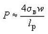 Предполагаемое значение разрушающей нагрузки у композитной арматуры P, Н, определяют по формуле