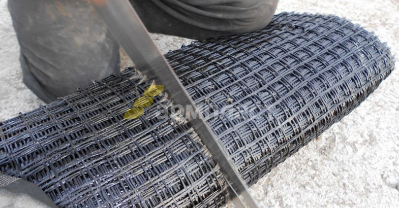 Сетка базальтопластиковая для строительных и дорожных работ от производителя