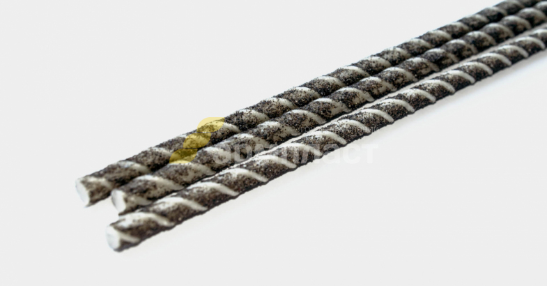 Стеклопластиковая арматура с песчаным покрытием и периодическим профилем АКП-Р-6 от производителя