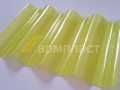 Лист стеклопластиковый профилированный цветной 20-100-1,2 (волна)