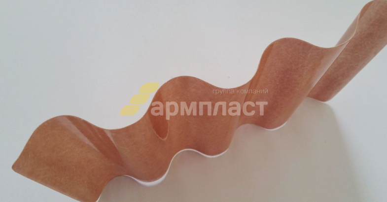 Лист стеклопластиковый профилированный цветной 40-150-1,2 (волна)