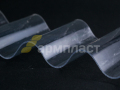 Лист стеклопластиковый профилированный бесцветный 40-150-0,8 (волна)